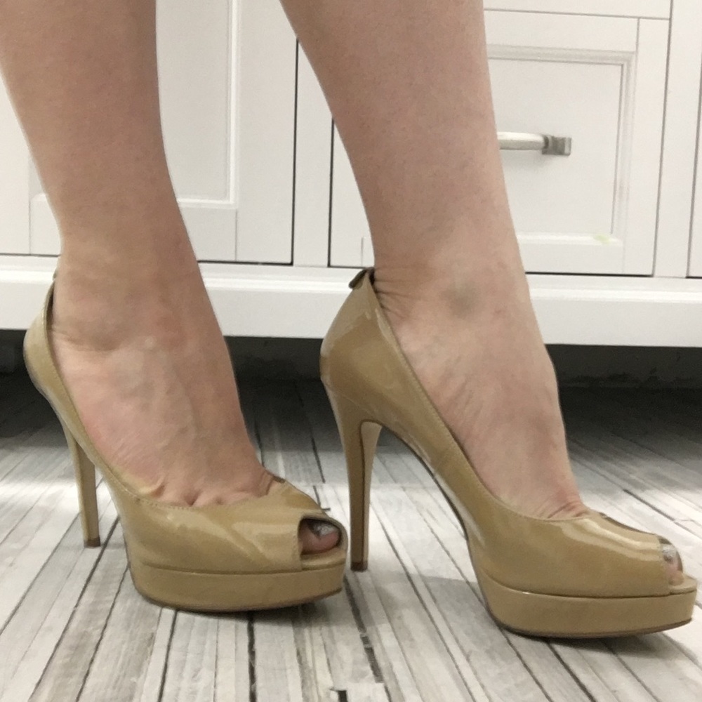 Michael Michael Kors York platform nude heels